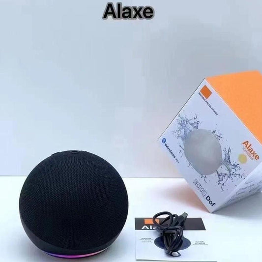 Mini RGB Multifunctional Portable Wireless Speaker with Button, Built-In Li-Ion Cell, Compact Stereo Audio, USB Charging, Waterproof Subwoofer, RGB Lights for Outdoor/Home Use, Compatible with Smartphones & Memory Cards