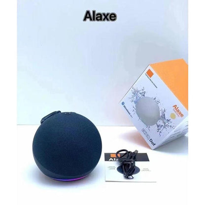 Mini RGB Multifunctional Portable Wireless Speaker with Button, Built-In Li-Ion Cell, Compact Stereo Audio, USB Charging, Waterproof Subwoofer, RGB Lights for Outdoor/Home Use, Compatible with Smartphones & Memory Cards